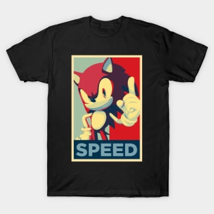 Sonic - Speed Poster T-Shirt